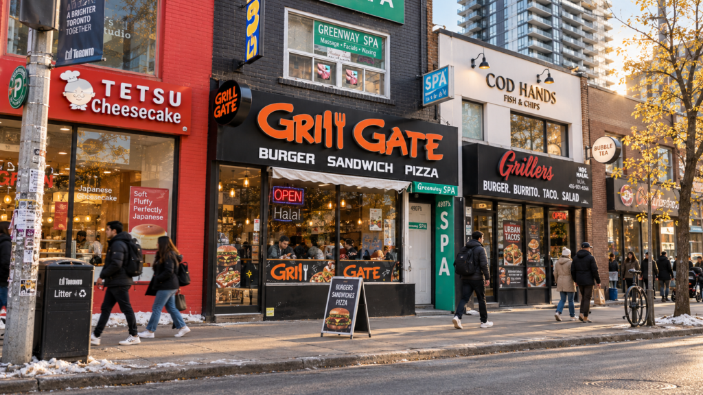 Restaurant on Yonge Street in North York